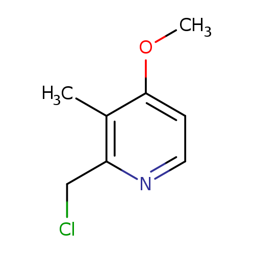 COc1ccnc(c1C)CCl