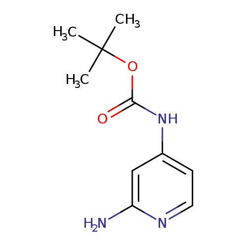 O=C(OC(C)(C)C)Nc1ccnc(c1)N