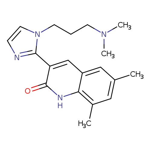 CN(CCCn1ccnc1c1cc2cc(C)cc(c2[nH]c1=O)C)C
