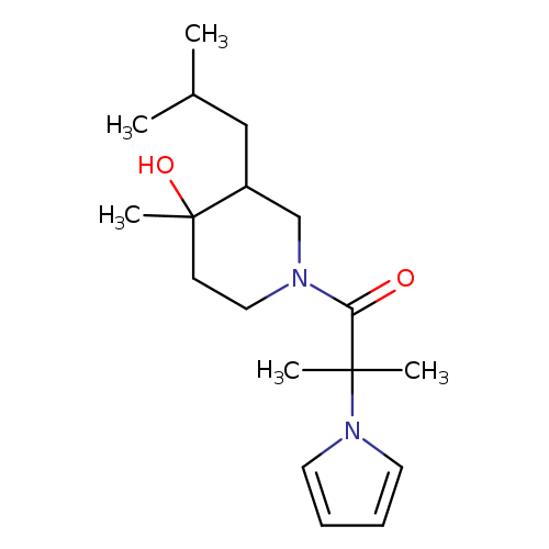 CC(CC1CN(CCC1(C)O)C(=O)C(n1cccc1)(C)C)C