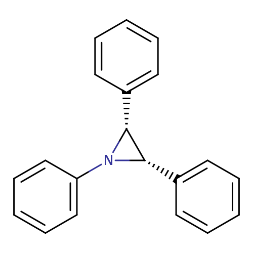 c1ccc(cc1)N1[C@H]([C@H]1c1ccccc1)c1ccccc1