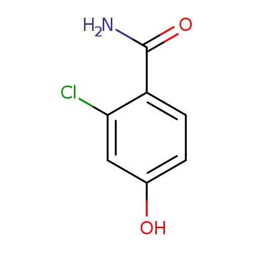 Oc1ccc(c(c1)Cl)C(=O)N