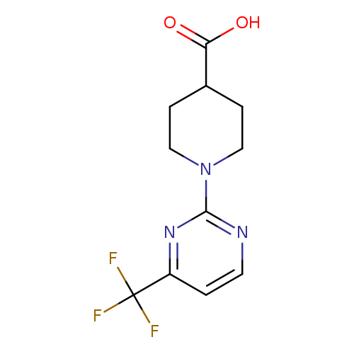 OC(=O)C1CCN(CC1)c1nccc(n1)C(F)(F)F