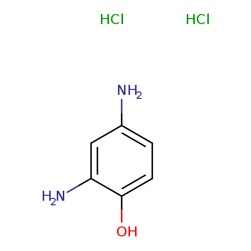 Nc1ccc(c(c1)N)O.Cl.Cl