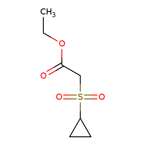 CCOC(=O)CS(=O)(=O)C1CC1