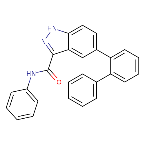 O=C(c1n[nH]c2c1cc(cc2)c1ccccc1c1ccccc1)Nc1ccccc1