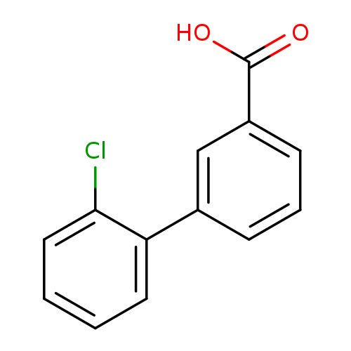 Clc1ccccc1c1cccc(c1)C(=O)O