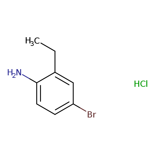CCc1cc(Br)ccc1N.Cl