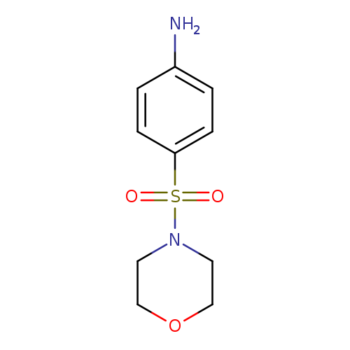 Nc1ccc(cc1)S(=O)(=O)N1CCOCC1