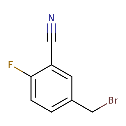 BrCc1ccc(c(c1)C#N)F