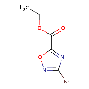 CCOC(=O)c1nc(no1)Br