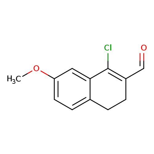 COc1cc2C(=C(CCc2cc1)C=O)Cl