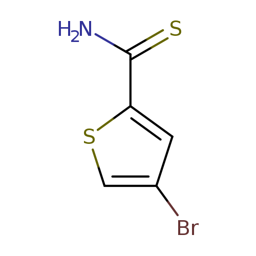 NC(=S)c1cc(cs1)Br