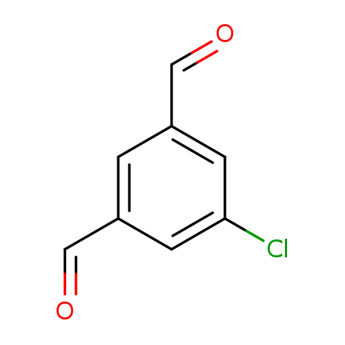 O=Cc1cc(C=O)cc(c1)Cl