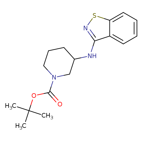 O=C(N1CCCC(C1)Nc1nsc2c1cccc2)OC(C)(C)C