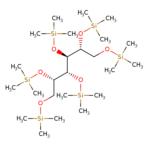 C[Si](O[C@H]([C@@H]([C@@H](O[Si](C)(C)C)CO[Si](C)(C)C)O[Si](C)(C)C)[C@H](O[Si](C)(C)C)CO[Si](C)(C)C)(C)C