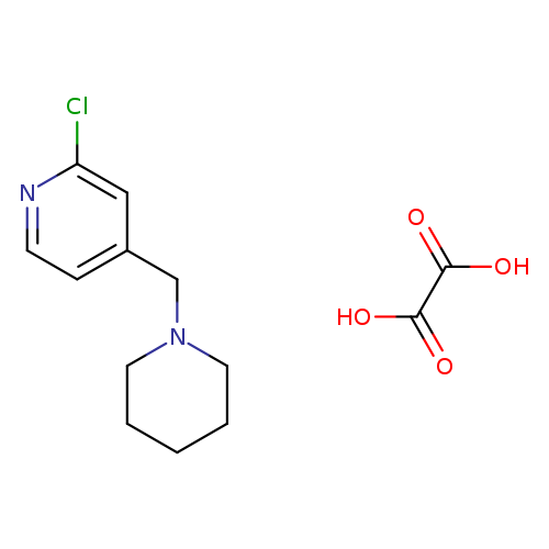 OC(=O)C(=O)O.Clc1nccc(c1)CN1CCCCC1