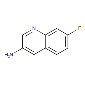 Fc1ccc2c(c1)ncc(c2)N