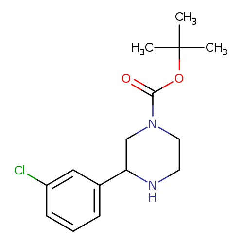 Clc1cccc(c1)C1NCCN(C1)C(=O)OC(C)(C)C