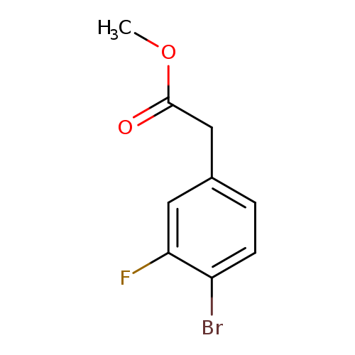 COC(=O)Cc1ccc(c(c1)F)Br