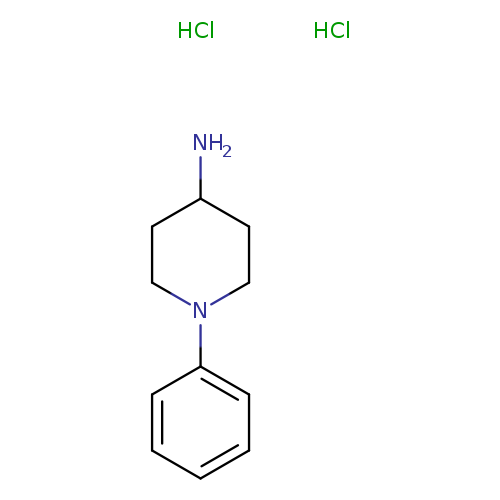 NC1CCN(CC1)c1ccccc1.Cl.Cl