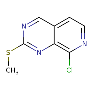 CSc1ncc2c(n1)c(Cl)ncc2