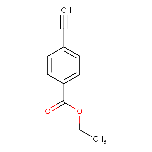 CCOC(=O)c1ccc(cc1)C#C