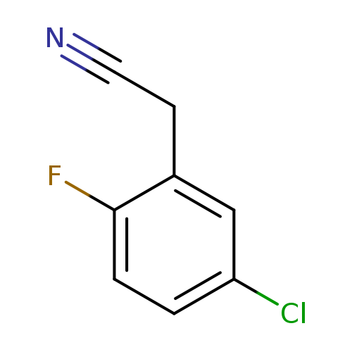 Fc1ccc(cc1CC#N)Cl