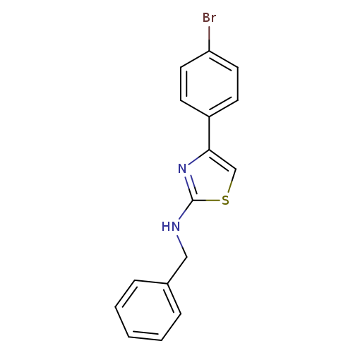 Brc1ccc(cc1)c1csc(n1)NCc1ccccc1