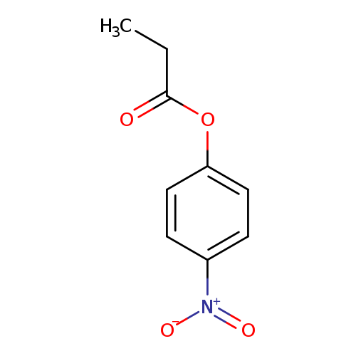 CCC(=O)Oc1ccc(cc1)[N+](=O)[O-]