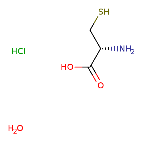 N[C@H](C(=O)O)CS.O.Cl