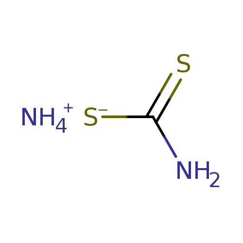 [S-]C(=S)N.[NH4+]