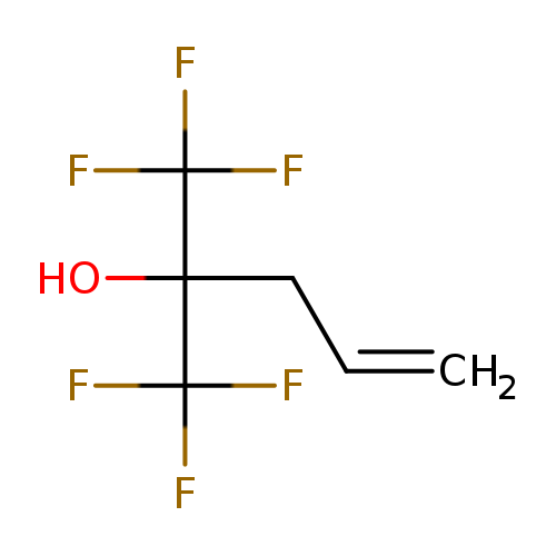 C=CCC(C(F)(F)F)(C(F)(F)F)O