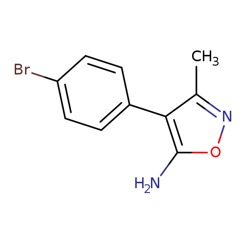 Brc1ccc(cc1)c1c(N)onc1C