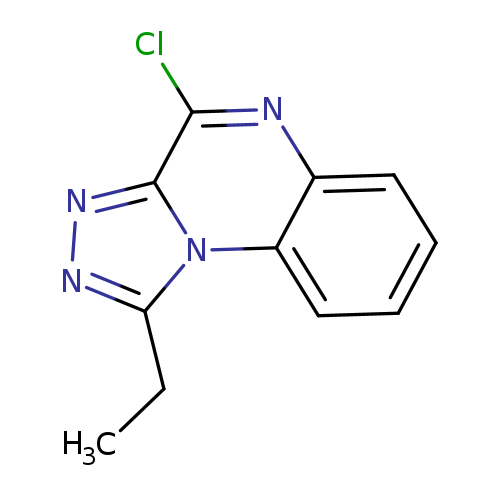 CCc1nnc2n1c1ccccc1nc2Cl