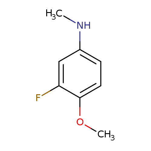 CNc1ccc(c(c1)F)OC