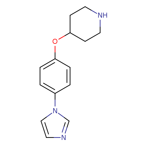 N1CCC(CC1)Oc1ccc(cc1)n1cncc1