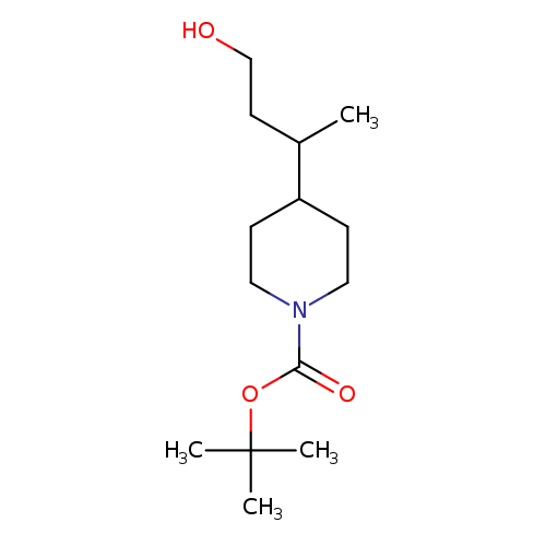 OCCC(C1CCN(CC1)C(=O)OC(C)(C)C)C