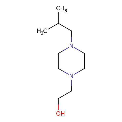 OCCN1CCN(CC1)CC(C)C