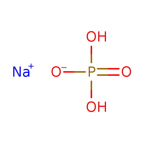 [O-]P(=O)(O)O.[Na+]