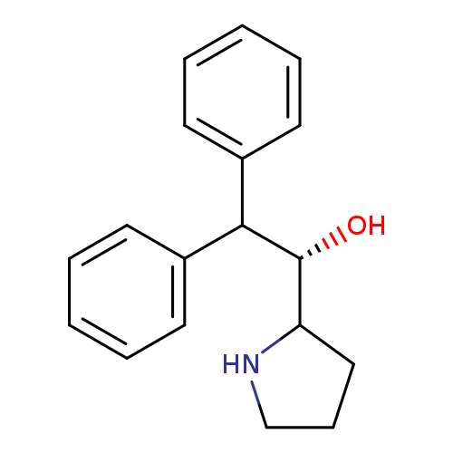 O[C@@H](C(c1ccccc1)c1ccccc1)C1CCCN1