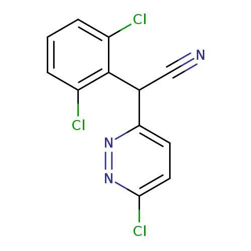 N#CC(c1c(Cl)cccc1Cl)c1ccc(nn1)Cl
