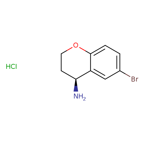 Brc1ccc2c(c1)[C@@H](N)CCO2.Cl