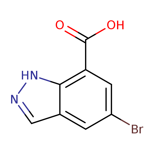 Brc1cc2cn[nH]c2c(c1)C(=O)O