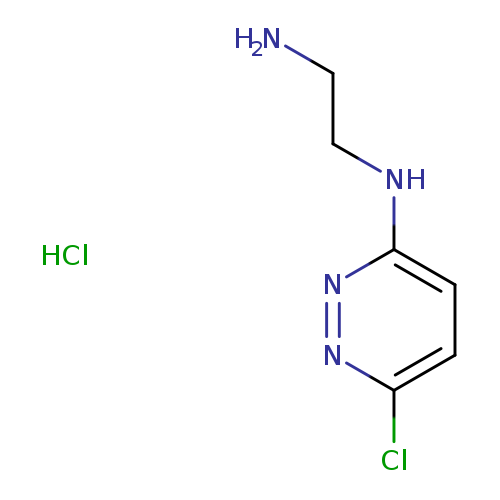 NCCNc1ccc(nn1)Cl.Cl