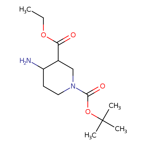 CCOC(=O)C1CN(CCC1N)C(=O)OC(C)(C)C