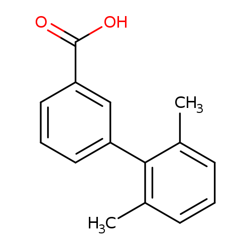 Cc1cccc(c1c1cccc(c1)C(=O)O)C