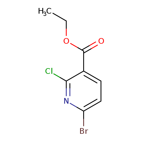 CCOC(=O)c1ccc(nc1Cl)Br