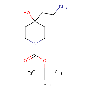 NCCC1(O)CCN(CC1)C(=O)OC(C)(C)C