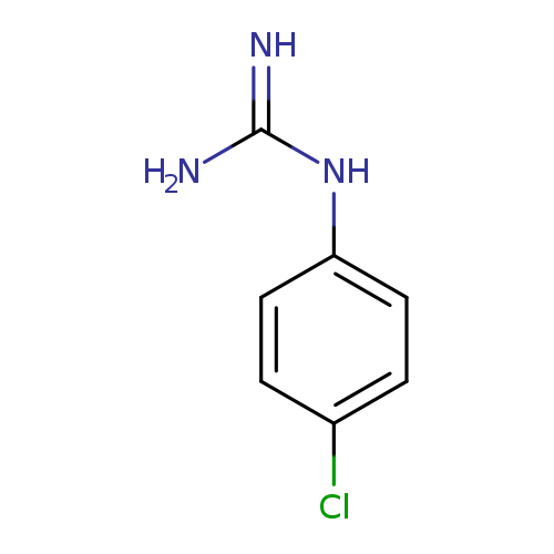 NC(=N)Nc1ccc(cc1)Cl